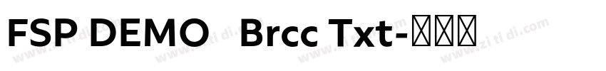 FSP DEMO   Brcc Txt字体转换